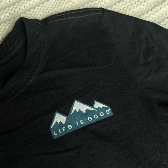 Life Is Good, Long Sleeve Tee, Size M - Picture 2 of 7